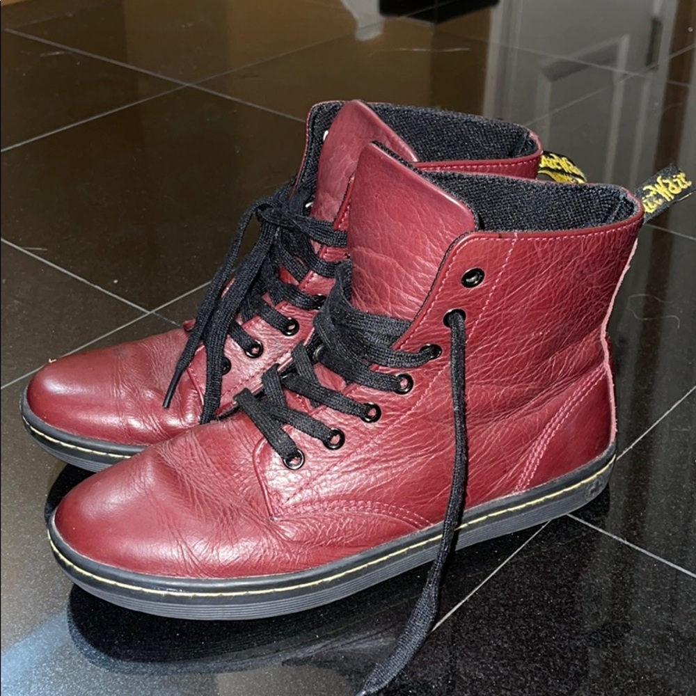 Dr. Martens Soft Leather Oxe Blood Boot
